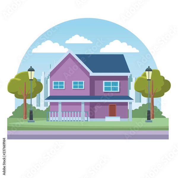 Fototapeta House real estate