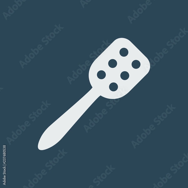Fototapeta Silhouette icon paddle to grill