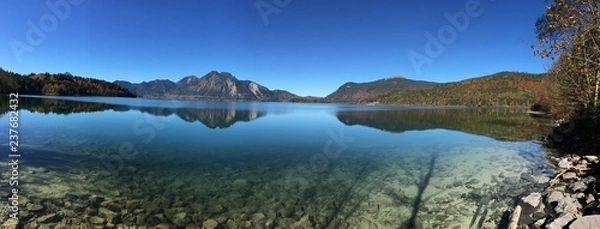 Obraz Walchen Lake Bavaria Germany