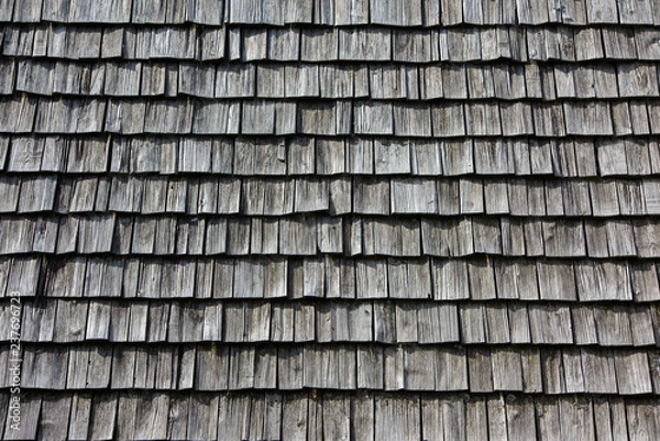 Obraz old roof with tiles
