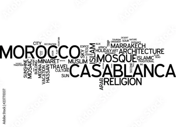 Fototapeta Casablanca (Morocco)