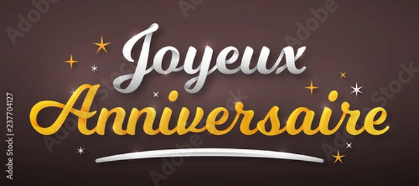 Obraz Joyeux Anniversaire
