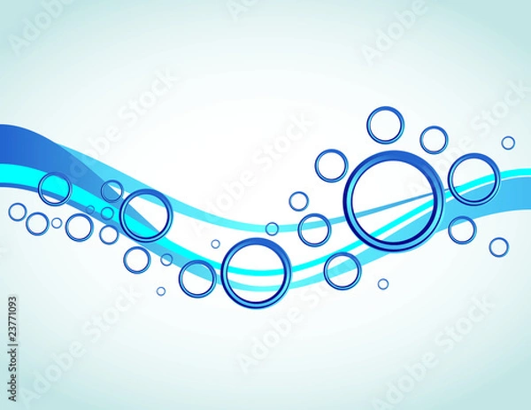 Obraz waves and bubbles