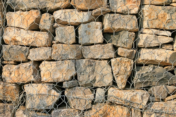 Obraz Rock and barbed wire