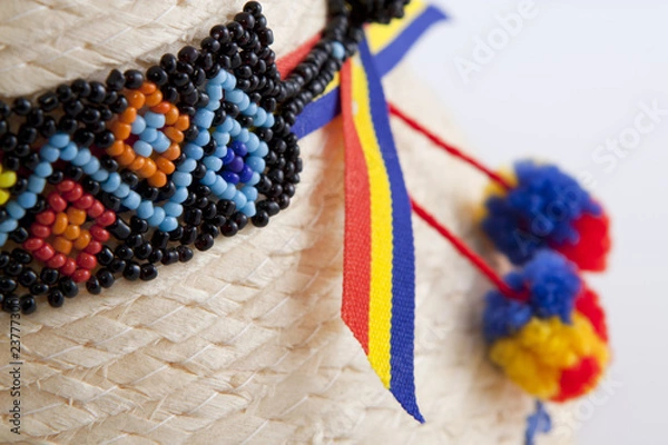 Obraz traditional romanian hat (maramures)