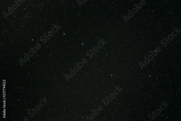 Fototapeta Night Starry Sky With Glowing Stars. Night Starry Sky Background