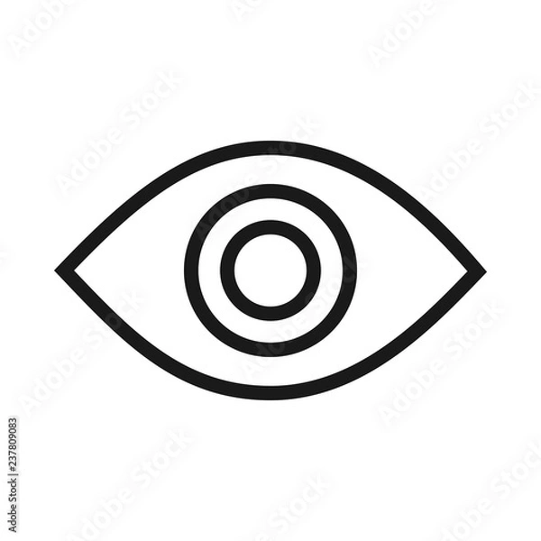 Obraz Simple Eye Outline Icon