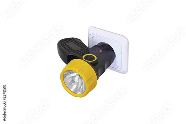 Obraz фонарик в розетке