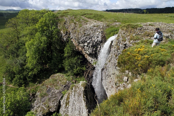 Obraz Cascade du Déroc, Aubrac