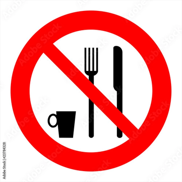 Fototapeta Interdiction Sign