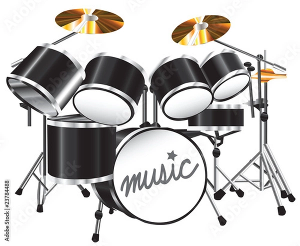 Obraz illustration drum set