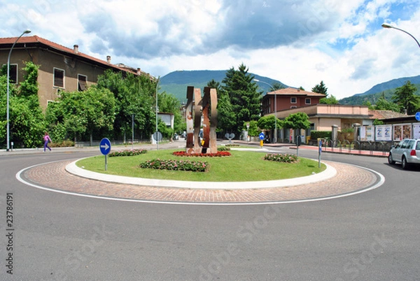 Fototapeta roundabout