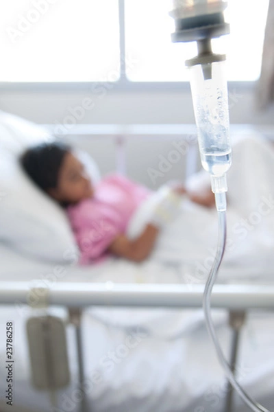 Obraz Boy in hospital