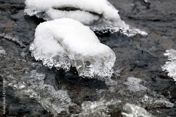 Fototapeta ice water