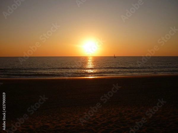 Obraz coucher de soleil