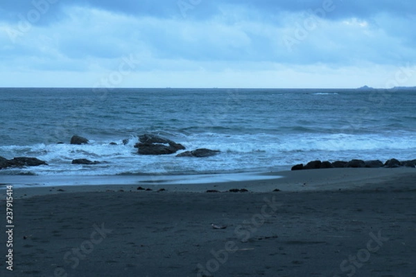 Fototapeta 夕暮れのビーチ