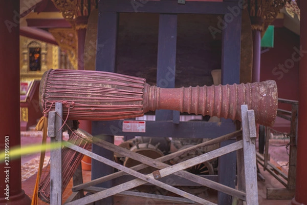 Obraz drum is in thai temple