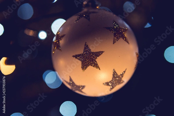 Obraz Christmas lights stars