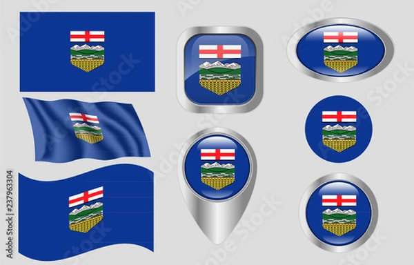 Obraz Flag of Alberta
