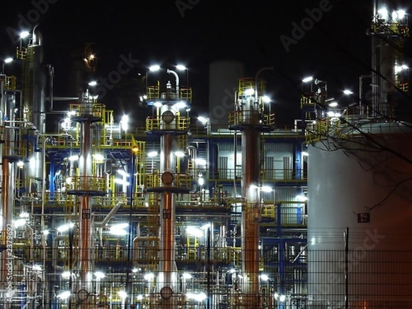 Obraz oil refinery