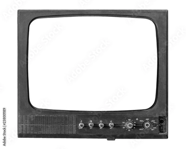 Obraz Retro TV on a white background