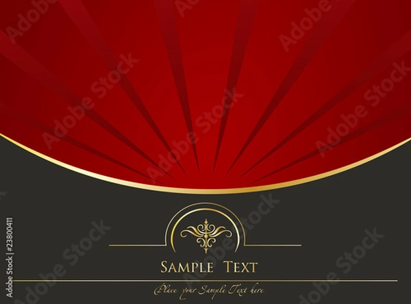 Obraz Vintage background with copy space vector