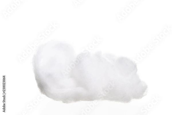 Fototapeta Cotton wool isolate on white background