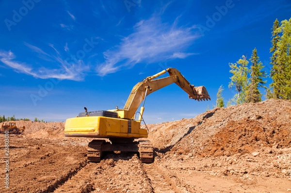 Fototapeta Excavator