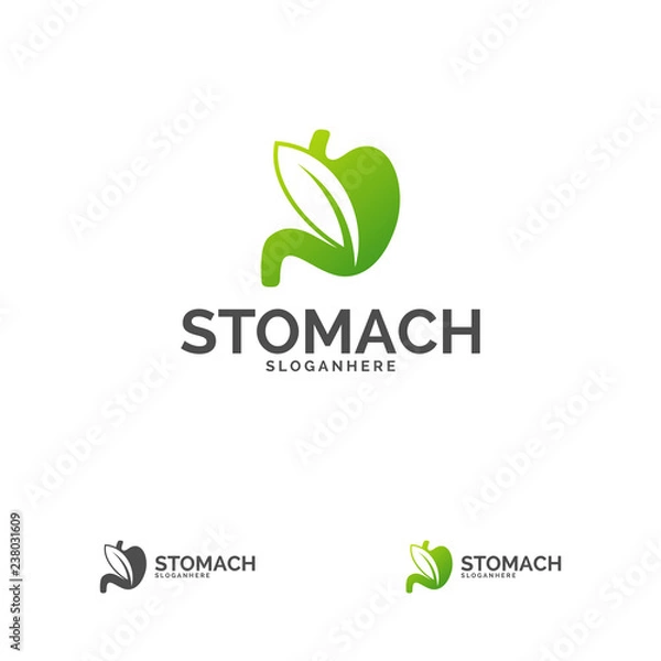 Obraz Stomach Logo Template Design Vector, Stomach Care logo Design Concept Vector