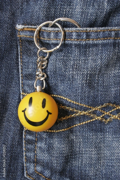 Obraz szczęśliwy brelok do kluczy