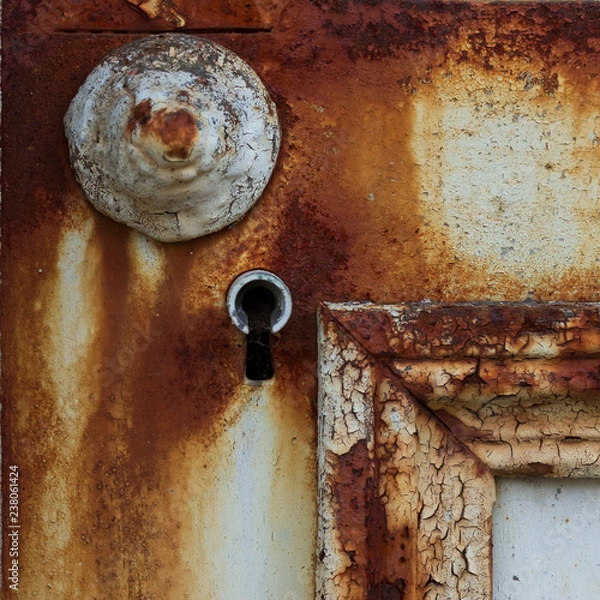 Fototapeta Rust on door