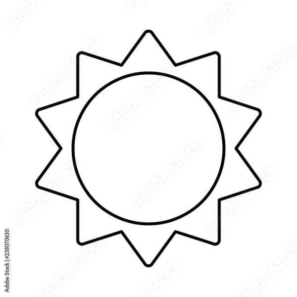 Obraz Sun Outline Icon