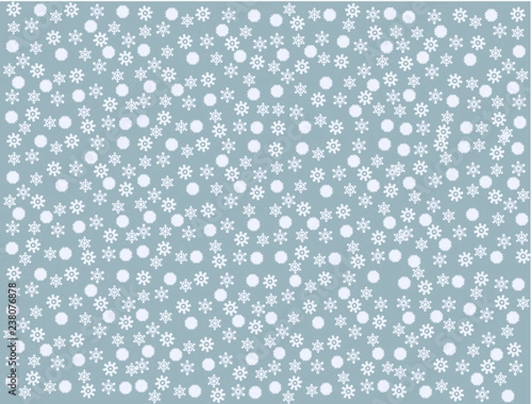 Fototapeta snow flakes assorted