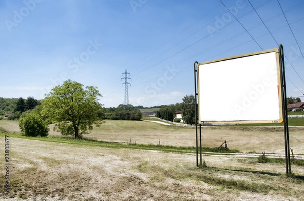 Obraz panneau publicitaire