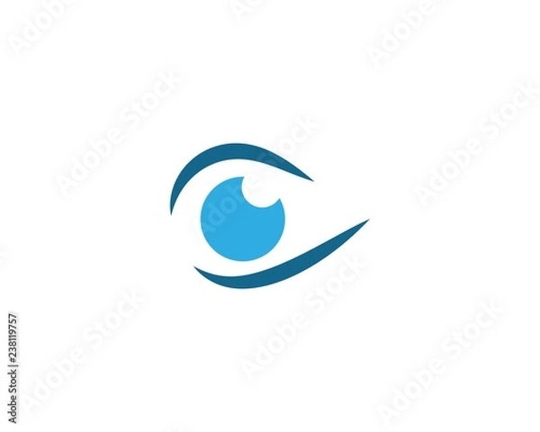 Fototapeta Eye care logo vector