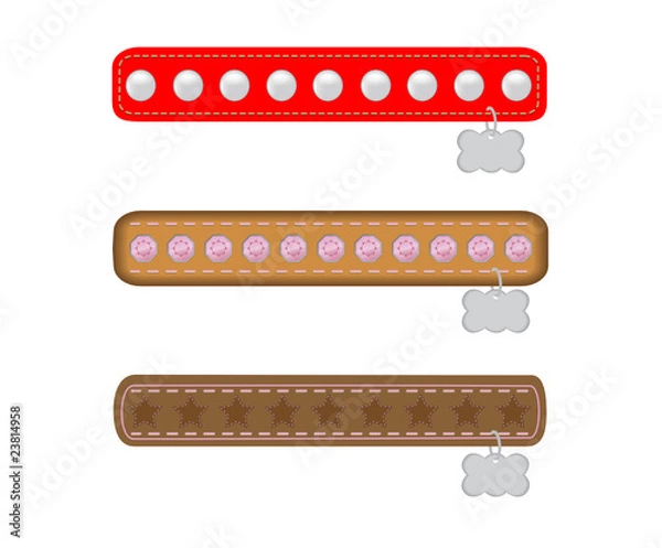 Obraz Three Fancy collars