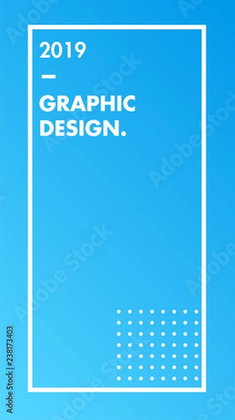 Obraz Modern gradient ui backgound