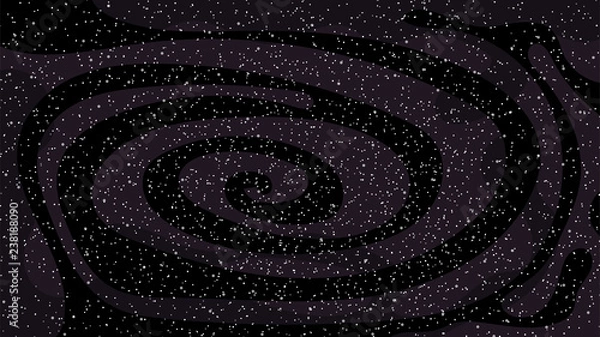 Fototapeta Vector background illustration with space and stars.