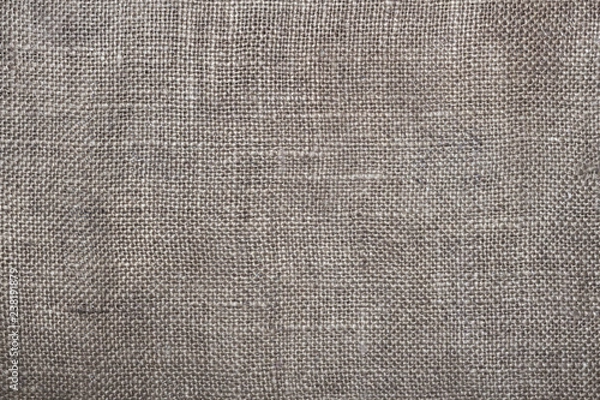 Fototapeta Background image, old burlap closeup