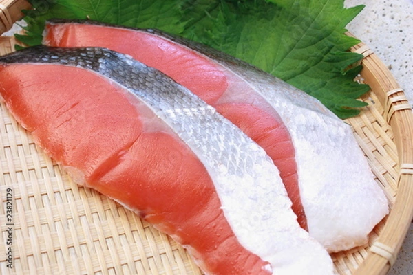 Obraz 鮭　切り身