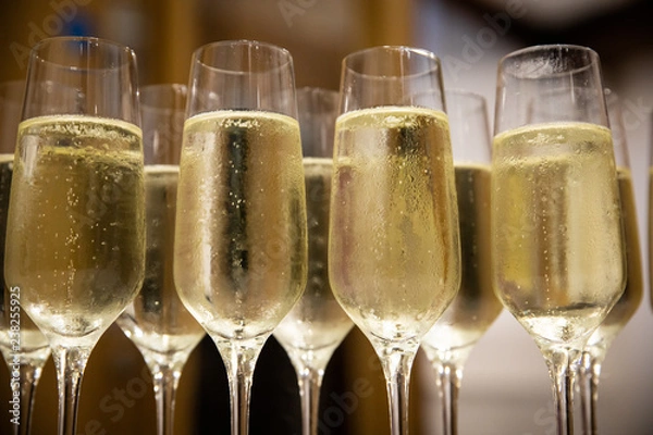 Fototapeta Sparkling wine