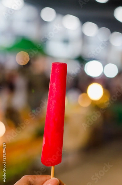 Fototapeta Thai ice-cream on hand