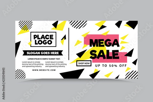 Obraz Sale Background Template