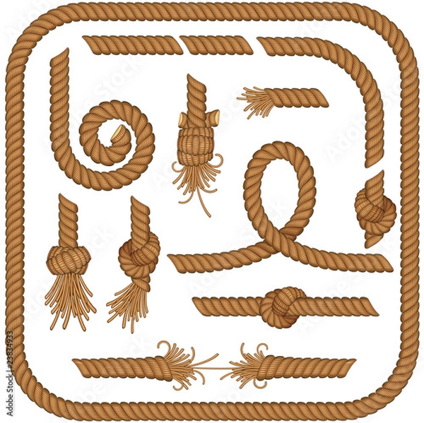 Obraz Ropes and knots