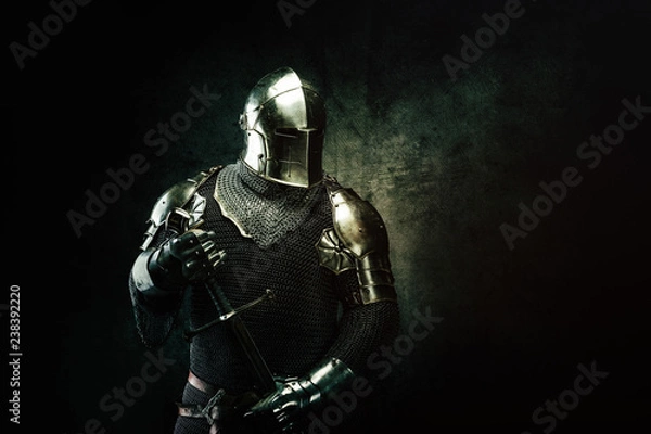 Fototapeta Portrait of a Templar