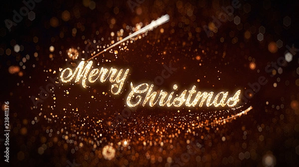 Obraz Zimowy tytuł błyszczącego