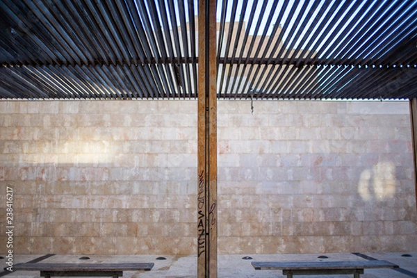 Obraz Pergola de madera