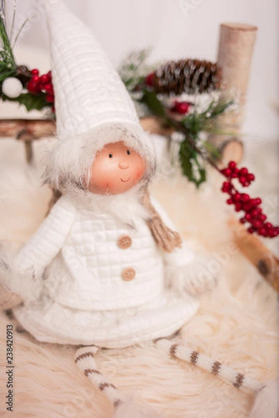 Obraz Winter holiday decorations