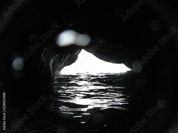 Obraz Dark sea cave