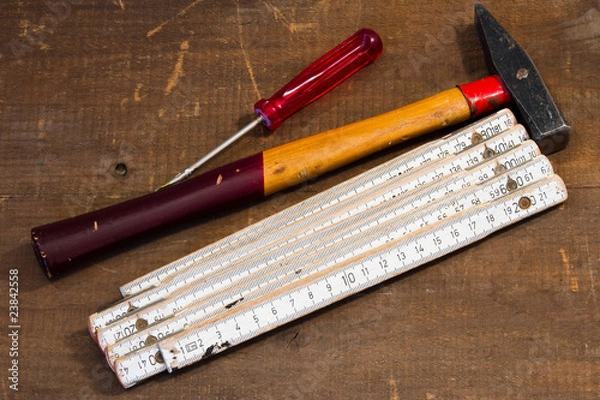 Obraz drei Werkzeuge